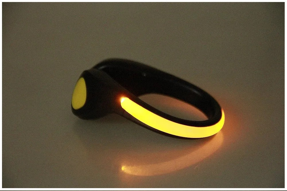 Luces Led Deportivas para Zapatillas Bicicleta Pulsera 2 Unidades