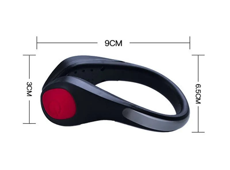 Luces Led Deportivas para Zapatillas Bicicleta Pulsera 2 Unidades