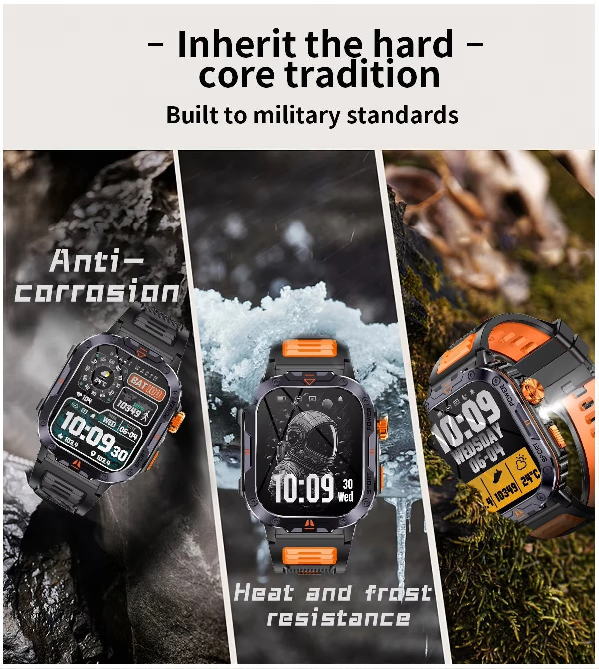 Smartwatch Deportivo NX20 Llamadas Bluetooth Música Linterna IP68