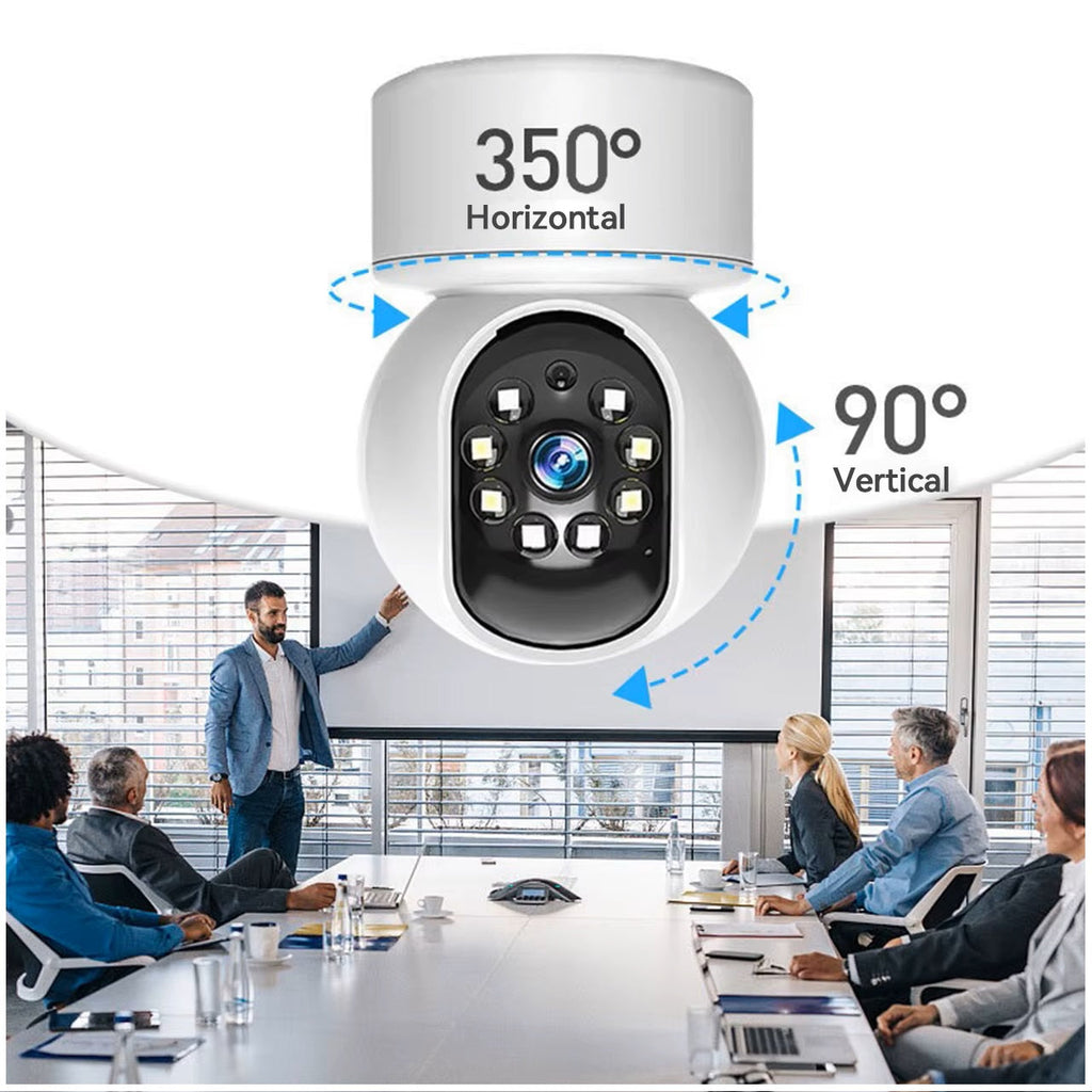 Cámara Inteligente Rotación 360° Detección Movimiento – Diseño B