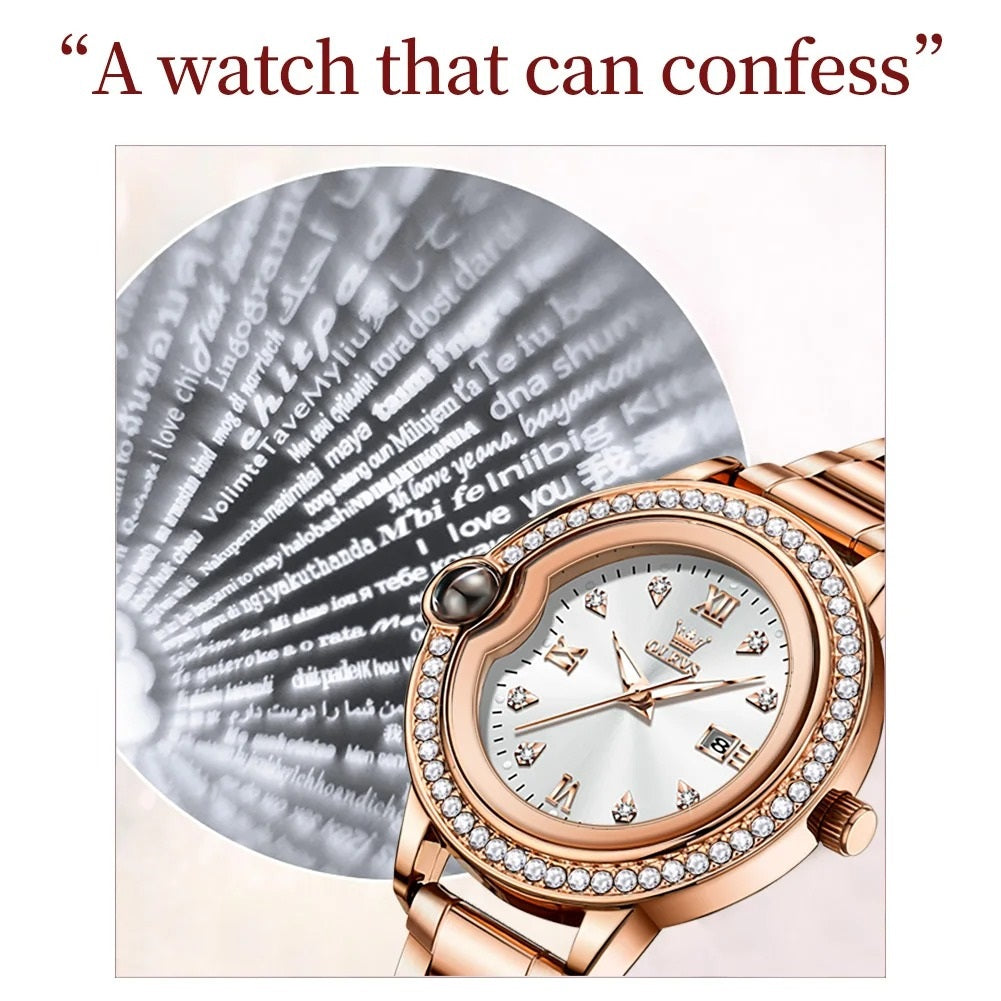Reloj para Mujer con Diamantes Resistencia al agua