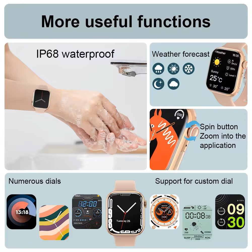 Smartwatch IW9 MINI Bluetooth 5.0 Monitoreo Integral de Bienestar