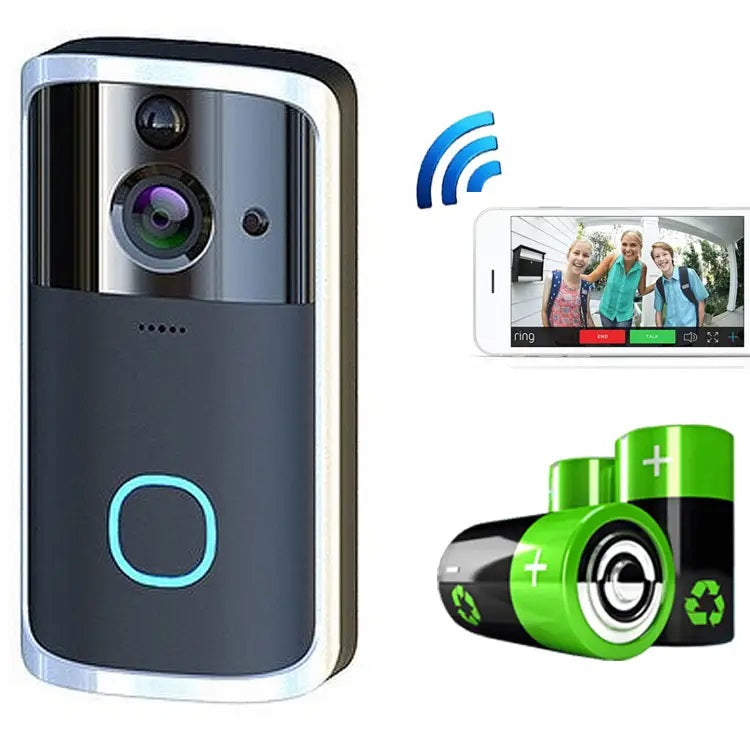 Cámara Portero WiFi Doorbell con Timbre y Control por Smartphone