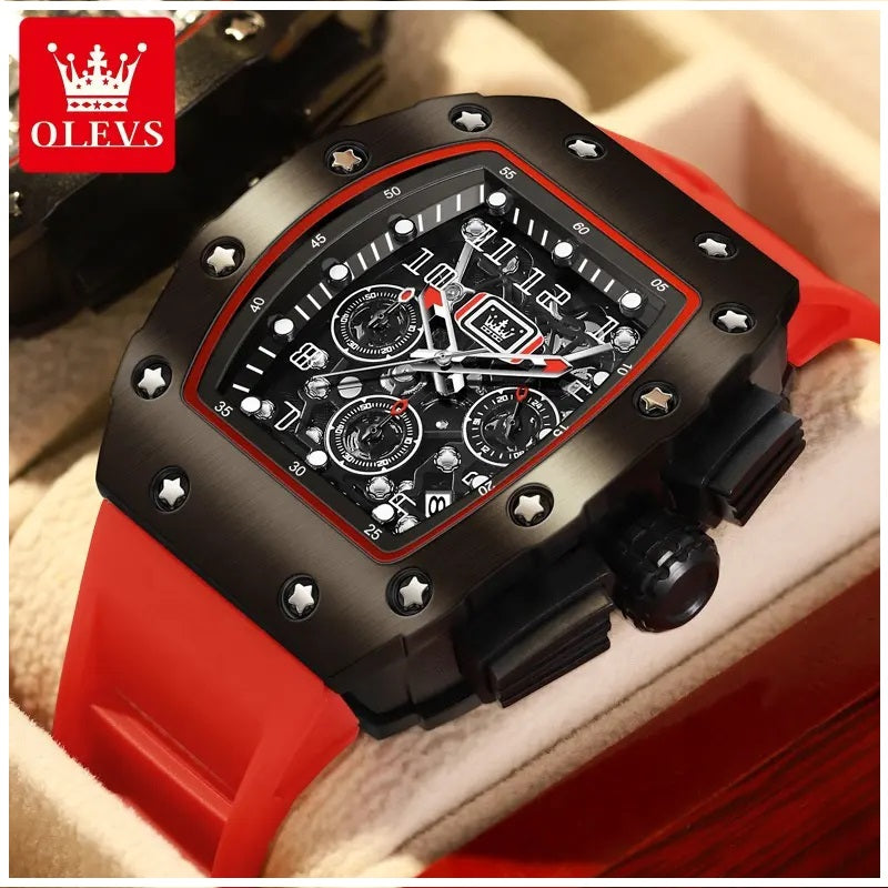 Reloj Deportivo para Hombre Correa Silicona y Cristal Zafiro