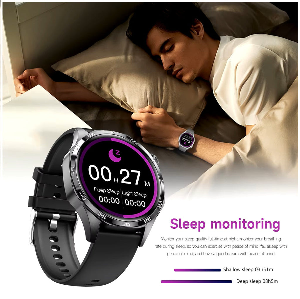 Smartwatch GT5 Pro Bluetooth 5.0, Actividad y Bienestar, 300mAh