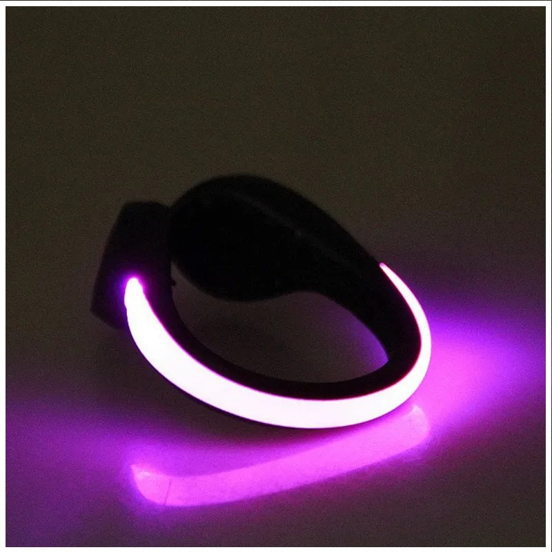 Luces Led Deportivas para Zapatillas Bicicleta Pulsera 2 Unidades