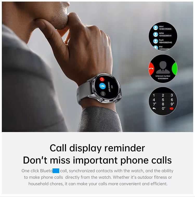 Smartwatch GT5 Pro NFC, Bluetooth, Deporte y Asistente de Voz
