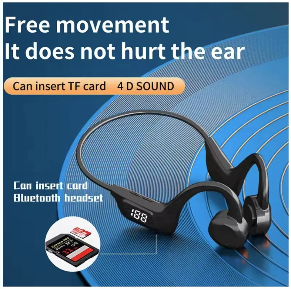 Audífonos Bluetooth Open-Ear Bone Conduction IPX5