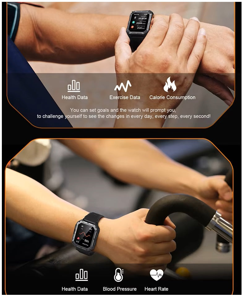 Smartwatch C20 Pro 1,83" HD, Llamadas Bluetooth e IP68