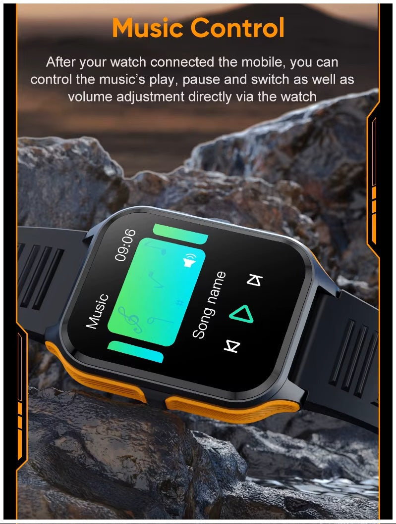 Smartwatch Deportivo Outdoor Llamadas Bluetooth, Actividad y Bienestar