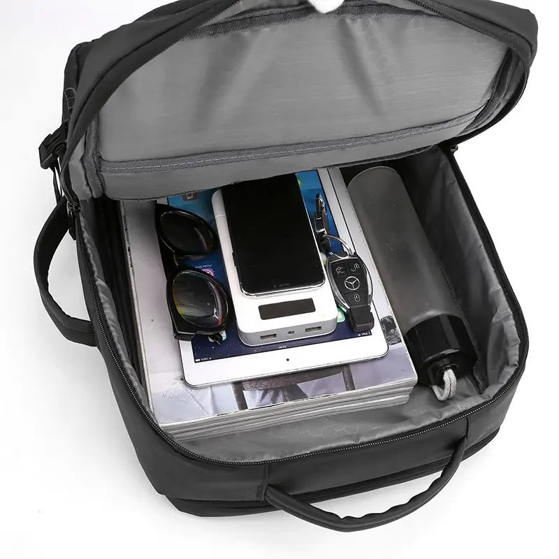Mochila Multifuncional de Viaje Resistente al Agua con puerto USB 37 L