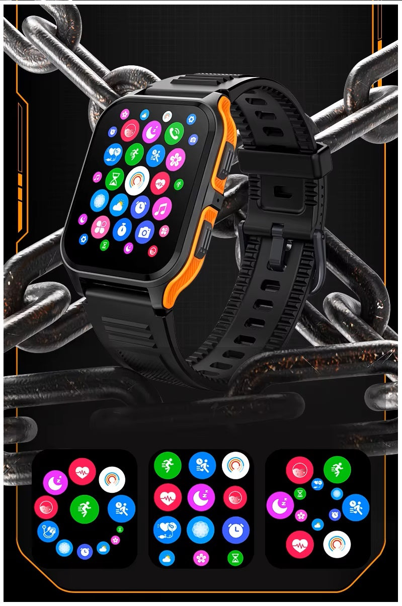 Smartwatch Deportivo Outdoor Llamadas Bluetooth, Actividad y Bienestar