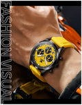 Reloj Deportivo Multifuncional para Hombre con Cronógrafo, Calendario