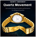 Reloj Dorado para Hombre Diseño Deportivo de Lujo