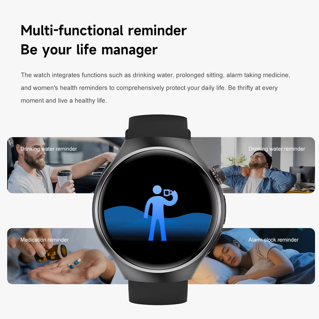 Smartwatch Llamadas Bluetooth, Actividad y Bienestar
