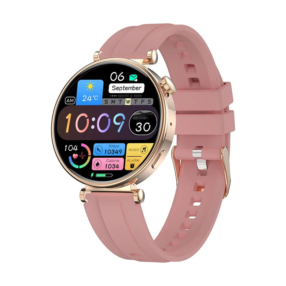 Smartwatch DS5 Mini Mujer con Correas de Silicona y Metálica