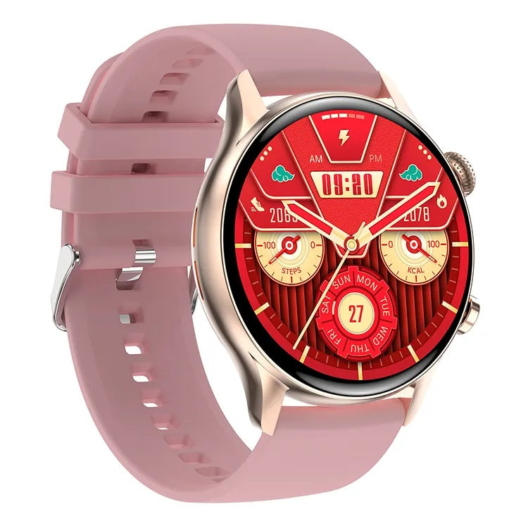 Smartwatch Bluetooth Mujer Pantalla AMOLED Correa Silicona