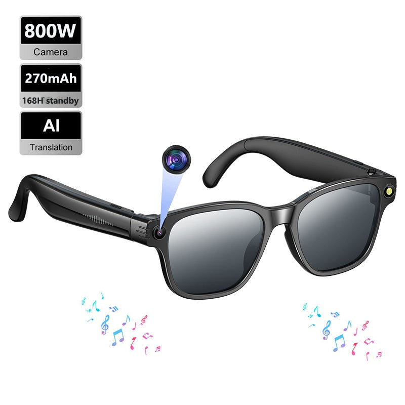 Gafas Inteligentes L801 Cámara 8MP 1200P, Traducción IA y WiFi