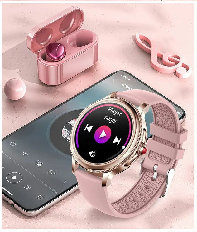 Smartwatch Bluetooth Elegante Mujer Doble correa