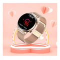 Smartwatch Bluetooth Mujer Pantalla AMOLED Correa Metálica