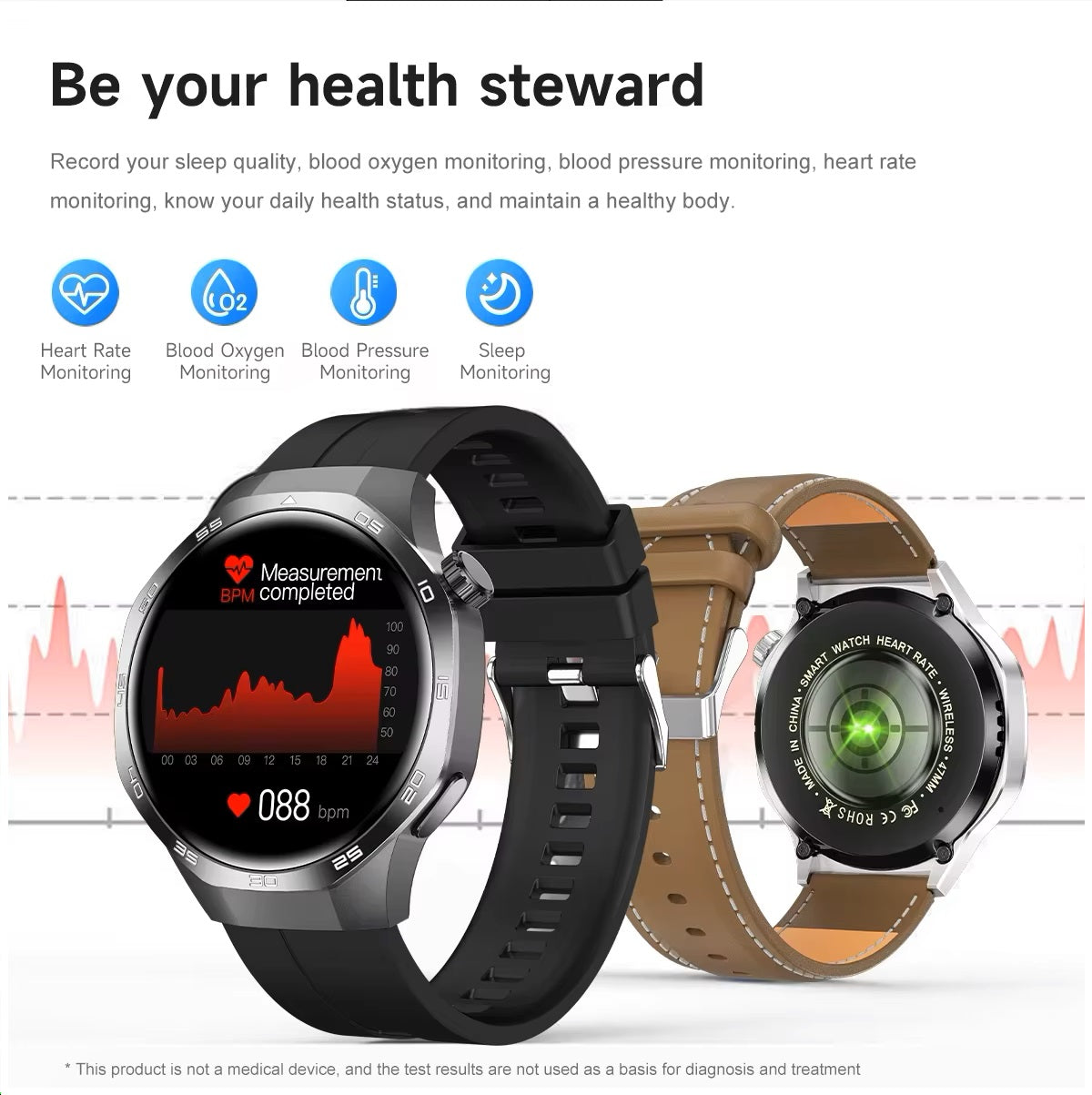 Smartwatch GT5 Deportivo Multifuncional 360X360 Resistencia al Agua