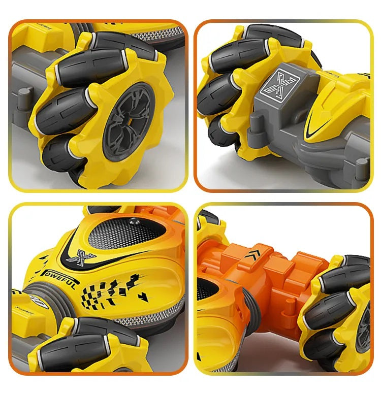 Auto control Remoto 3 Modos Sensor movimiento control y mano Amarillo