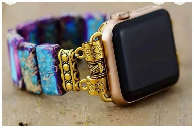 Correa Elástica para Apple Watch 42/44 mm con Gemas Multicolor