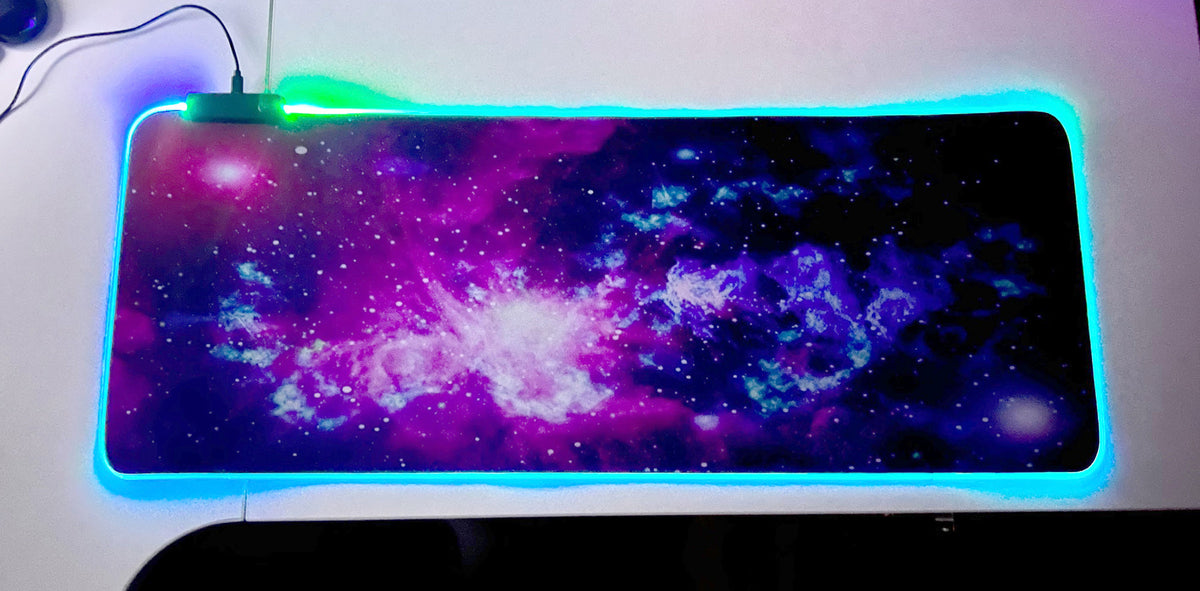 Mousepad Gamer Led RGB USB 80X30cm – Diseño I