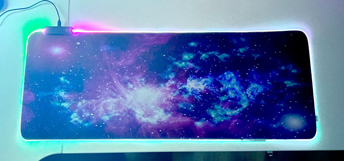 Mousepad Gamer Led RGB USB 80X30cm – Diseño I