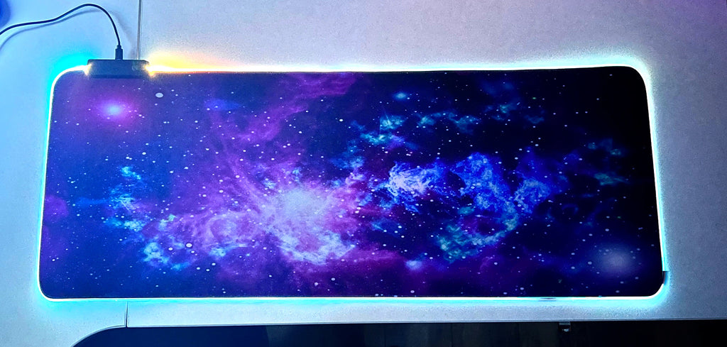 Mousepad Gamer Led RGB USB 80X30cm – Diseño I