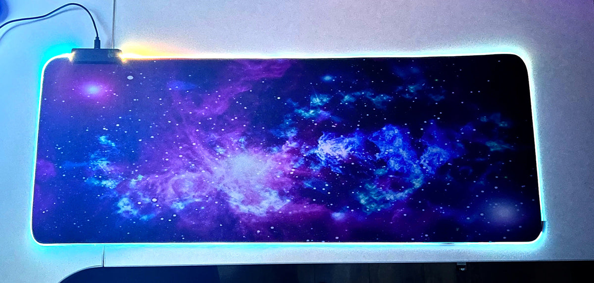 Mousepad Gamer Led RGB USB 80X30cm – Diseño I