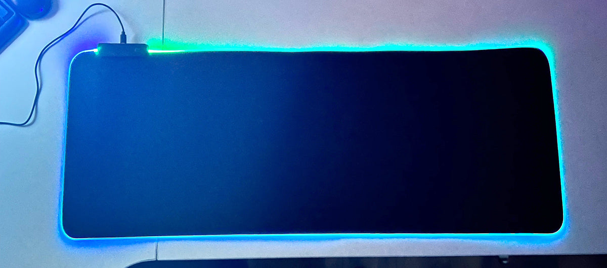 Mousepad Gamer Led RGB USB 80X30cm – Diseño H