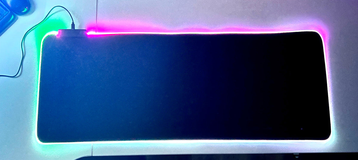 Mousepad Gamer Led RGB USB 80X30cm – Diseño H