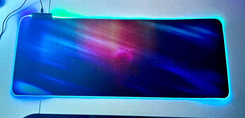 Mousepad Gamer Led RGB USB 80X30cm – Diseño E