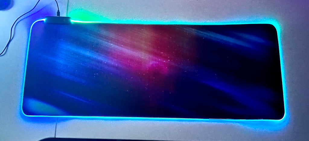 Mousepad Gamer Led RGB USB 80X30cm – Diseño E