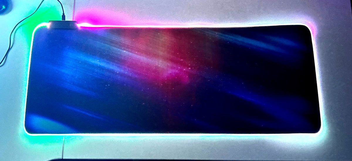 Mousepad Gamer Led RGB USB 80X30cm – Diseño E