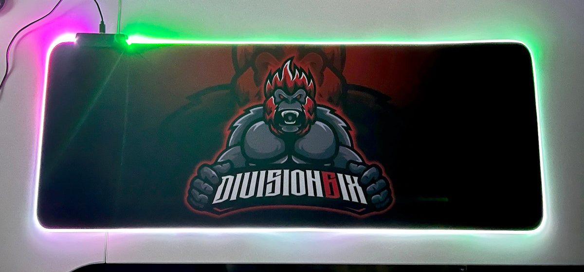 Mousepad Gamer Led RGB USB 80X30cm – Diseño C