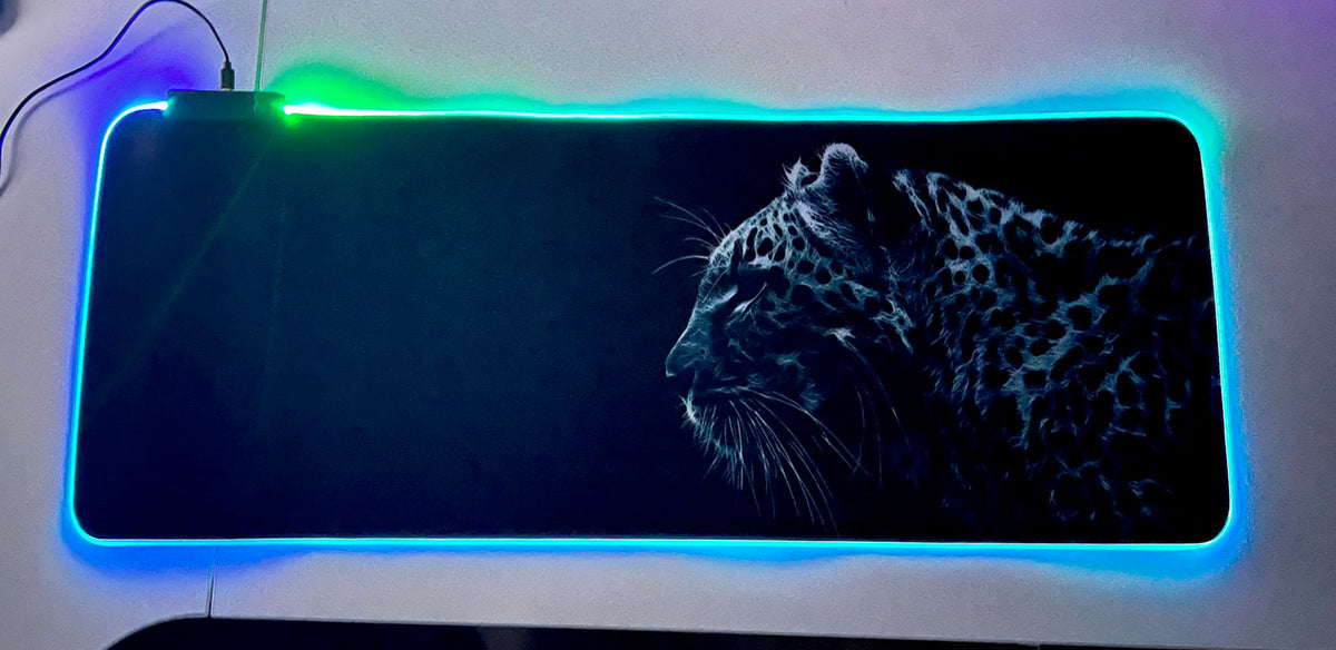 Mousepad Gamer Led RGB USB 80X30cm – Diseño B