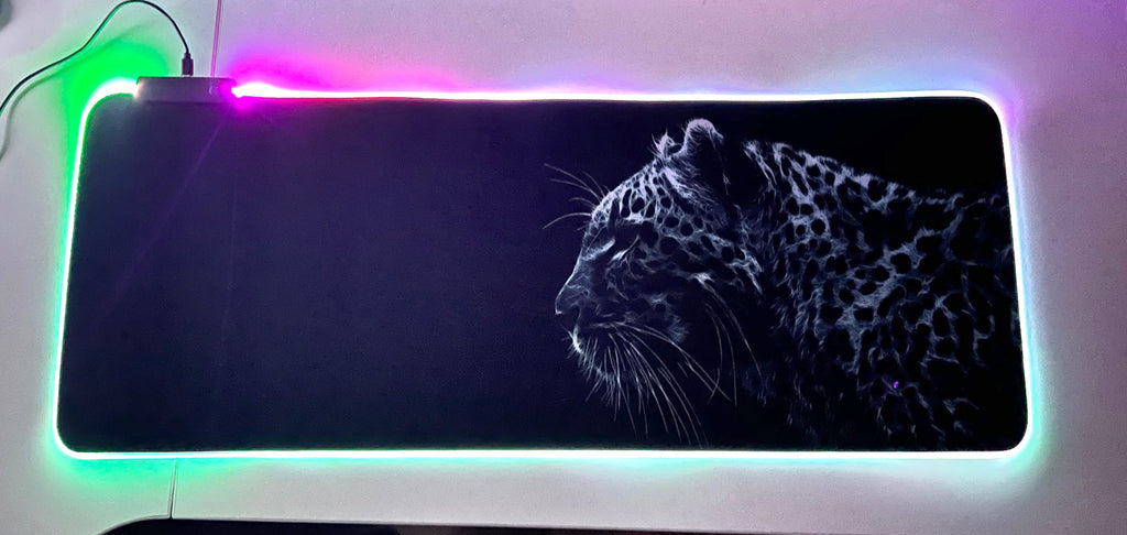 Mousepad Gamer Led RGB USB 80X30cm – Diseño B
