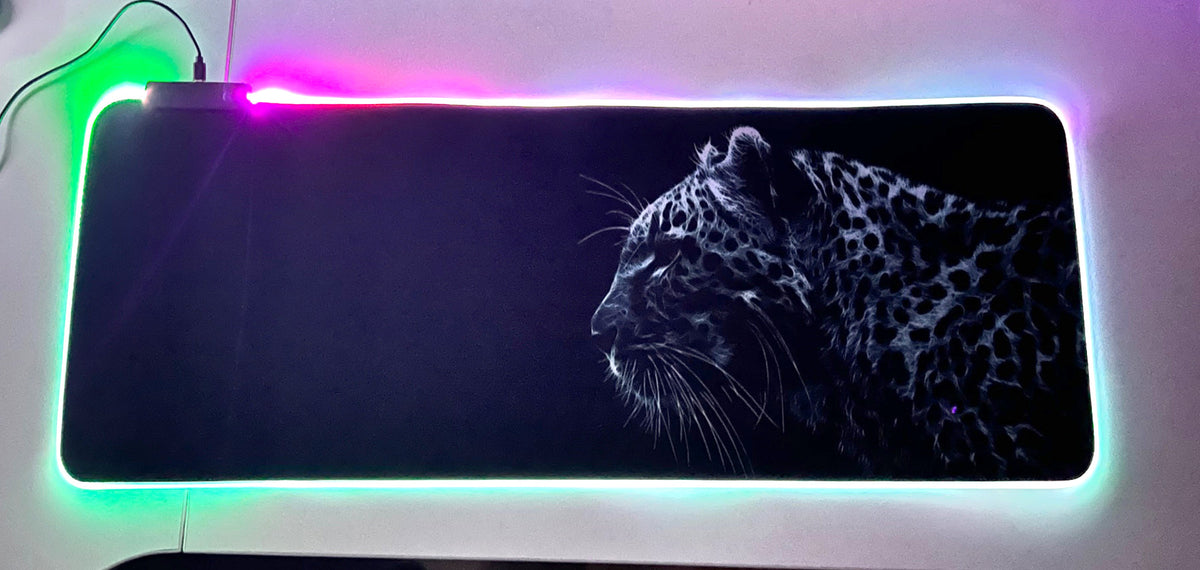Mousepad Gamer Led RGB USB 80X30cm – Diseño B