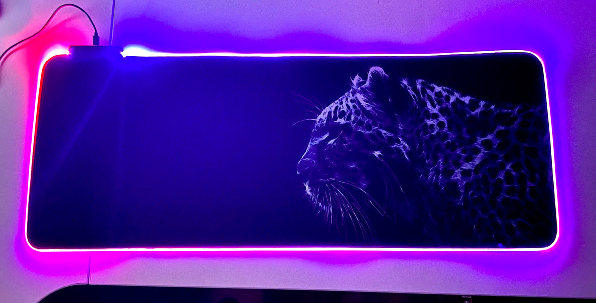 Mousepad Gamer Led RGB USB 80X30cm – Diseño B