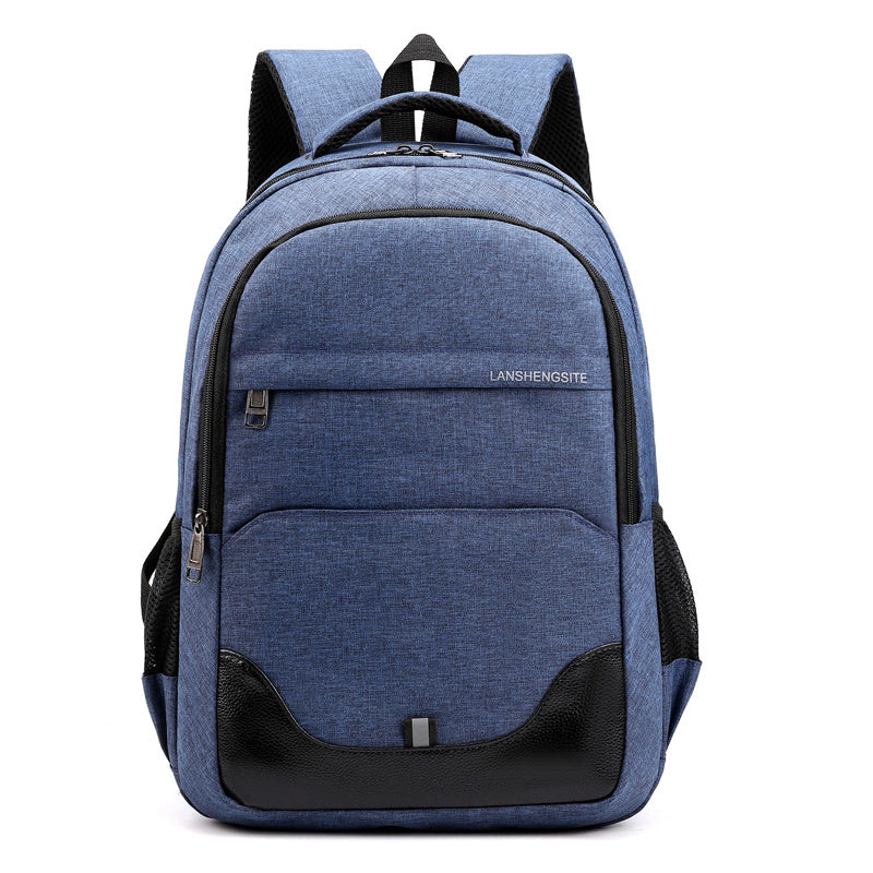 Mochila para Laptop Resistente al Agua con puerto USB 35 Litros – Azul