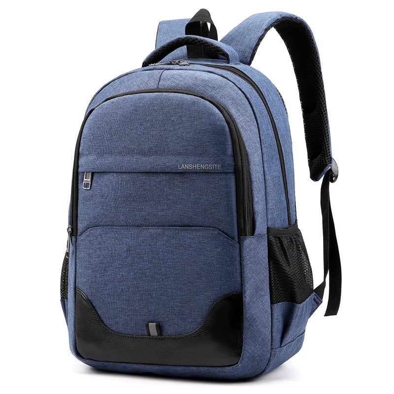 Mochila para Laptop Resistente al Agua con puerto USB 35 Litros – Azul