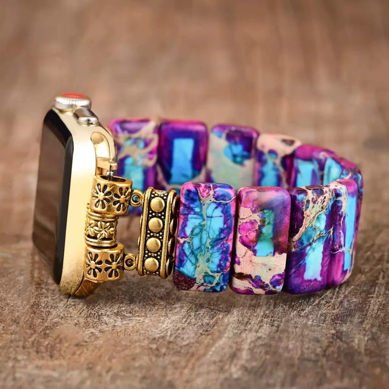 Correa Elástica para Apple Watch 42/44 mm con Gemas Multicolor