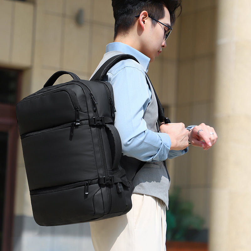 Mochila Multifuncional de Viaje Resistente al Agua con puerto USB 37 L