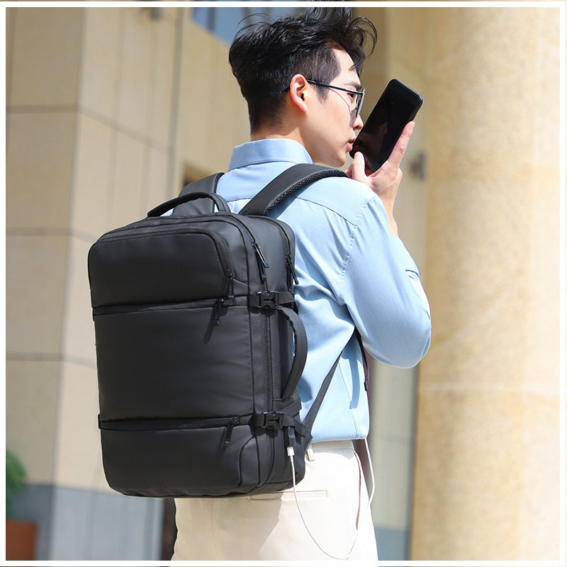 Mochila Multifuncional de Viaje Resistente al Agua con puerto USB 37 L