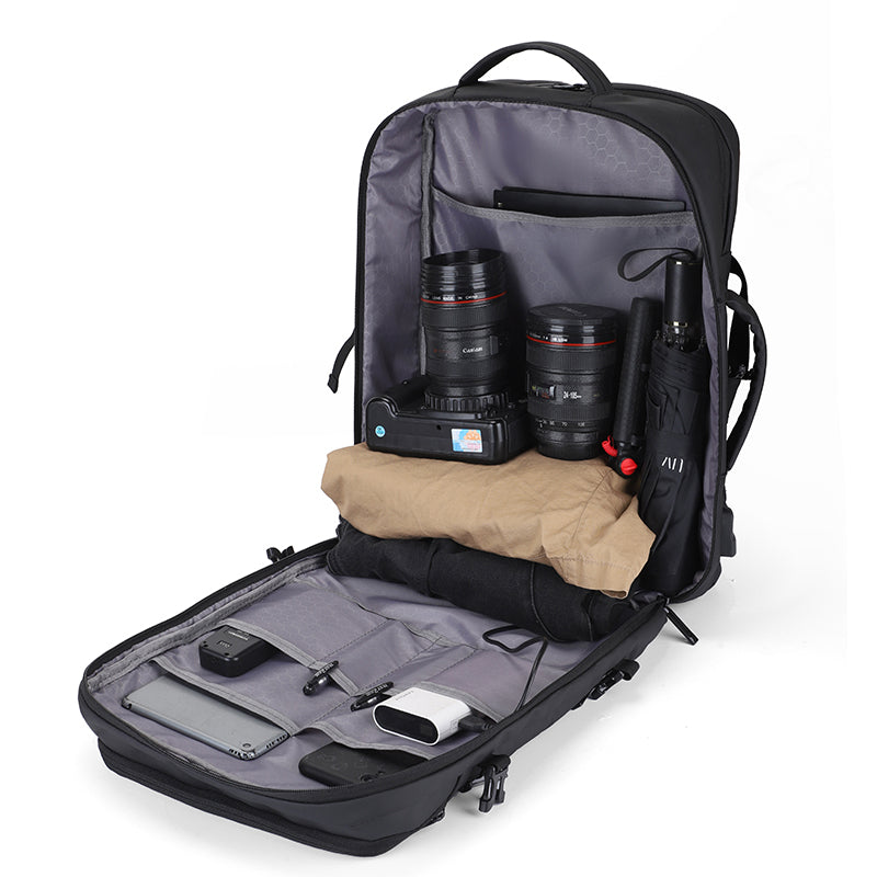 Mochila Multifuncional de Viaje Resistente al Agua con puerto USB 37 L