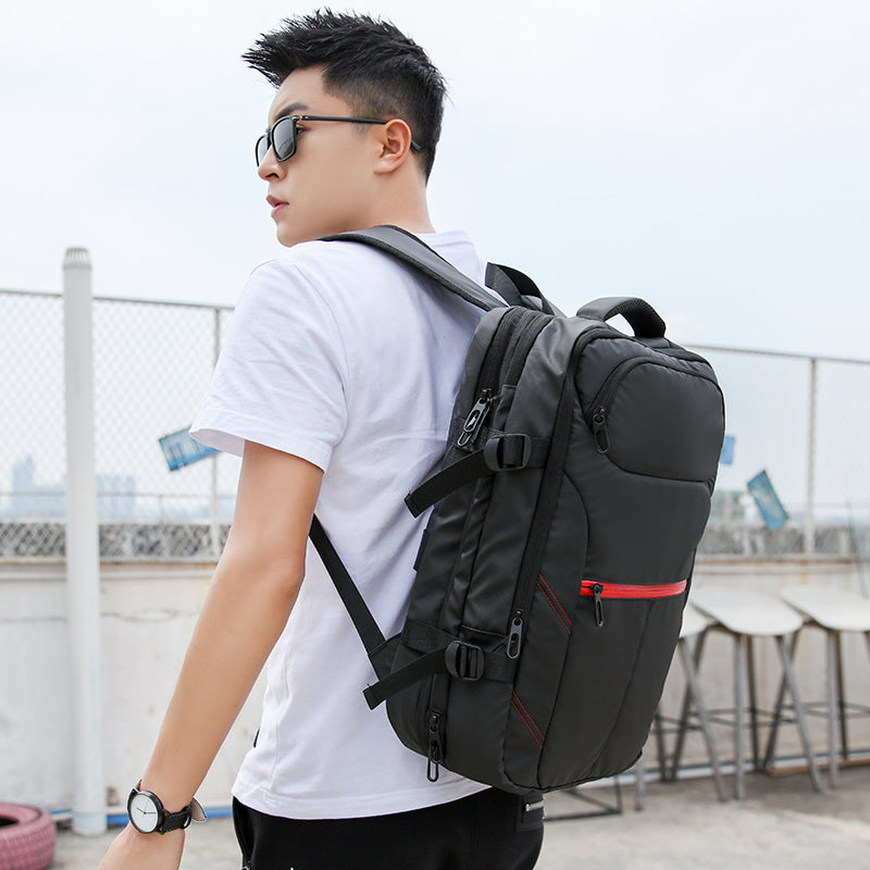 Mochila para Laptop Resistente al Agua con puerto USB 39 L – Diseño A