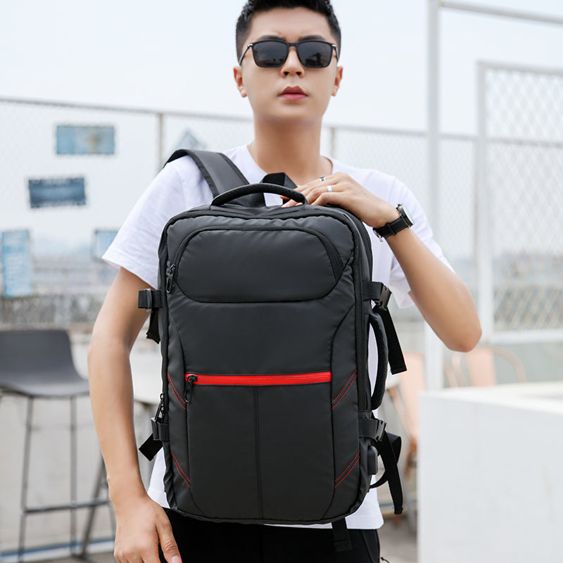 Mochila para Laptop Resistente al Agua con puerto USB 39 L – Diseño A