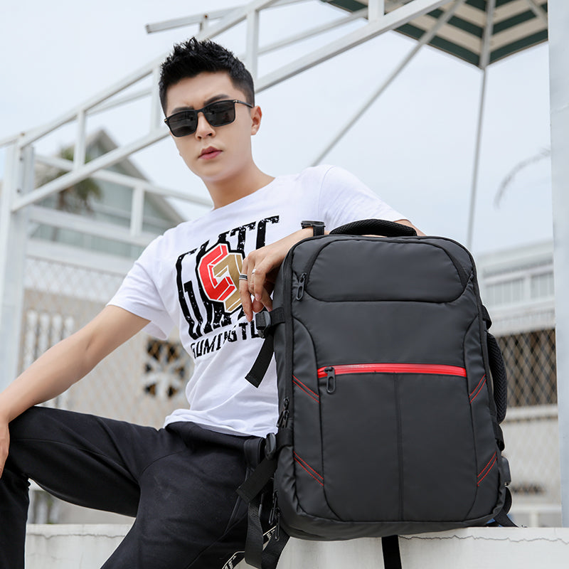 Mochila para Laptop Resistente al Agua con puerto USB 39 L – Diseño A